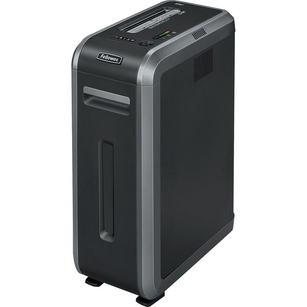 Fellowes Powershred&reg; 125Ci 100% Jam Proof Cross-Cut Shredder - Continuous Shredder - Cross Cut - 20 Per Pass - for shredding Staples, Credit Card, CD, DVD, Paper Clip, Junk Mail, Paper - 0.2" x 1.5" Shred Size - P-4 - 4.88 m/min - 9" Throat - 53 L Was