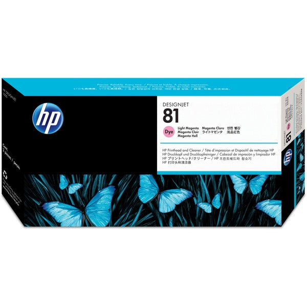 HP 81 (C4955A) Original Printhead - Single Pack - Inkjet - 1000 Pages - Light Magenta