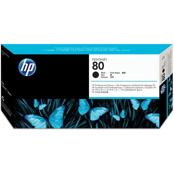 HP 80 (C4820A) Original Printhead - Single Pack - Inkjet - Black