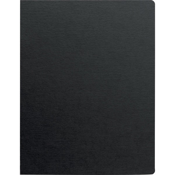 Fellowes Futura&trade; Presentation Covers - Oversize, Black, 25 pack - 11.3" Height x 8.8" Width x 0.1" Depth - 8 3/4" x 11 1/4" Sheet - Black - Polypropylene - 25 / Pack