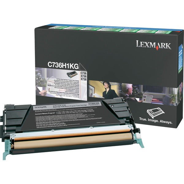 Lexmark Original Toner Cartridge - Laser - 12000 Pages - Black - 1 Each