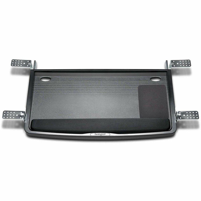 Kensington Underdesk SmartFit Comfort Keyboard Drawer - 1.5" (38.10 mm) Height x 26" (660.40 mm) Width x 13.5" (342.90 mm) Depth - Black - 1 Each