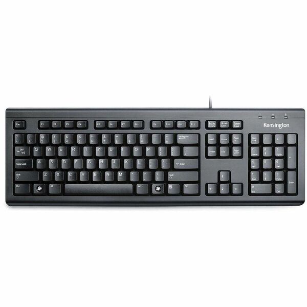 Kensington Keyboard for Life - Cable Connectivity - USB Interface - 104 Key(s) - English - Computer - Membrane Keyswitch - Black
