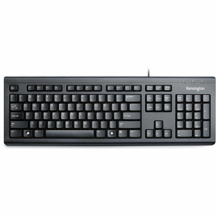Kensington Keyboard for Life - Cable Connectivity - USB Interface - 104 Key(s) - English - Computer - Membrane Keyswitch - Black