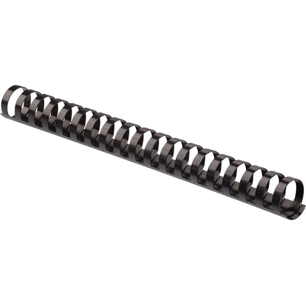 Fellowes Plastic Binding Combs - Black, 1" Diameter - 1" (25.40 mm) Diameter - Black - 50 / Box