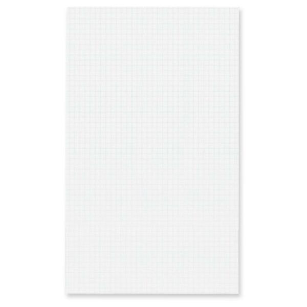 Hilroy Figuring Pad - 96 Sheets - 0.25" (6.35 mm) Ruled - 15 lb (6803.89 g) Basis Weight - 8 3/8" (212.73 mm) x 14" (355.60 mm) Sheet Size - White Paper - 5 / Pack
