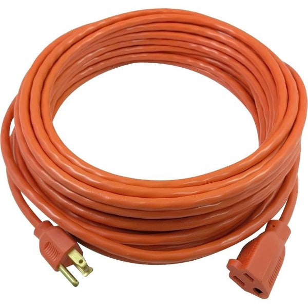 Exponent Microport Indoor/Outdoor Power Extension Cord - 16 Gauge - 125 V AC / 13 A - Orange - 32.8 ft (10 m) Cord Length - 1