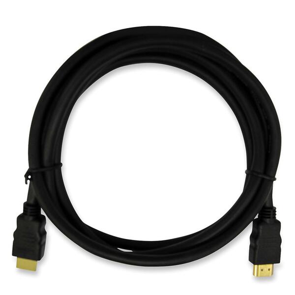 Exponent Microport HDMI Cable - 15 ft (4.57 m) HDMI A/V Cable for TV, Gaming Console, Audio/Video Device - First End: 1 x HDMI Digital Audio/Video - Male - Second End: 1 x HDMI Type A Digital Audio/Video - Male - Black - 1 Each
