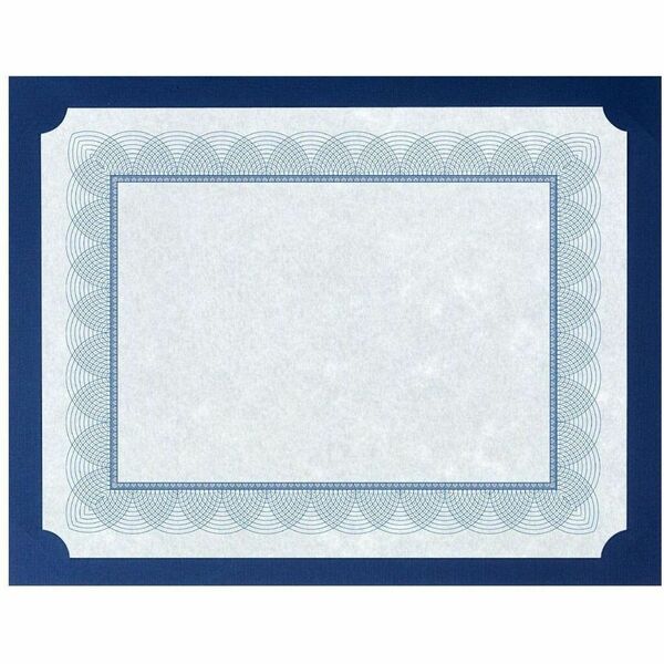 Presentation Card 12.5"x9.75" Navy Linen - FSC Certified - 8 1/2" (215.90 mm) x 11" (279.40 mm) - Linen, Cover Stock - Navy Blue - Acid-free, Lignin-free - 25 / Pack