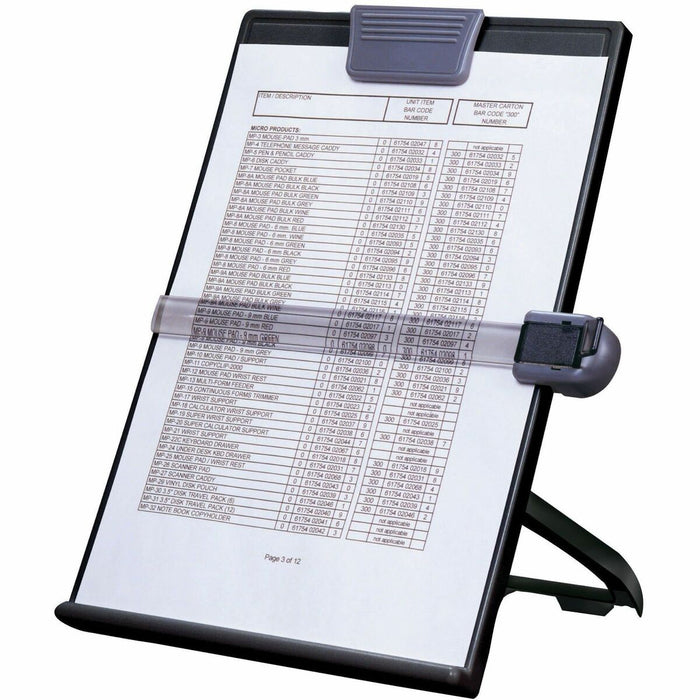 DAC&reg; EH-17004-BLK Euroholder Easel Copyholder, Black