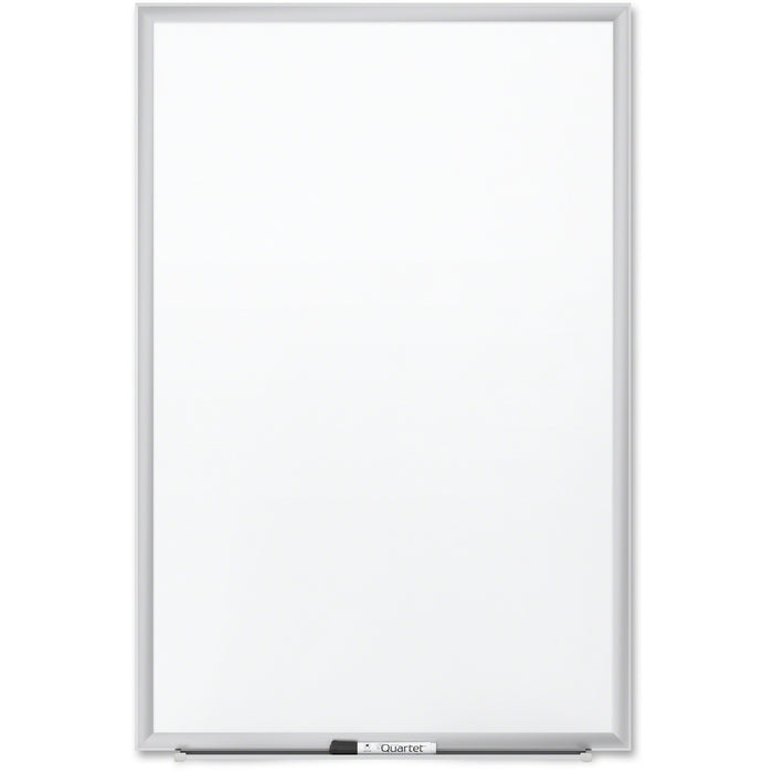 Quartet Marker Board - 36" (91.44 cm) Width x 24" (60.96 cm) Height - White Surface - Aluminum Frame - Magnetic - Stain Resistant, Scratch Resistant, Dent Resistant, Durable, Ghost Resistant - 1 Each
