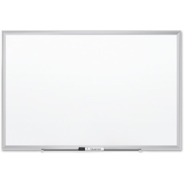 Quartet Marker Board - 72" (182.88 cm) Width x 48" (121.92 cm) Height - White Surface - Aluminum Frame - Magnetic - Durable, Stain Resistant, Ghost Resistant, Dent Resistant, Scratch Resistant - 1 Each