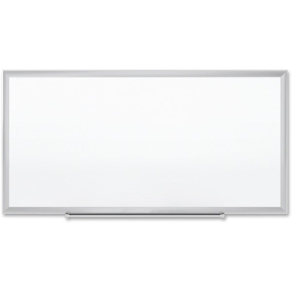 Quartet Marker Board - 96" (2438.40 mm) Width x 48" (1219.20 mm) Height - White Surface - Aluminum Frame - Magnetic - Durable, Stain Resistant, Ghost Resistant, Dent Resistant, Scratch Resistant - 1 Each