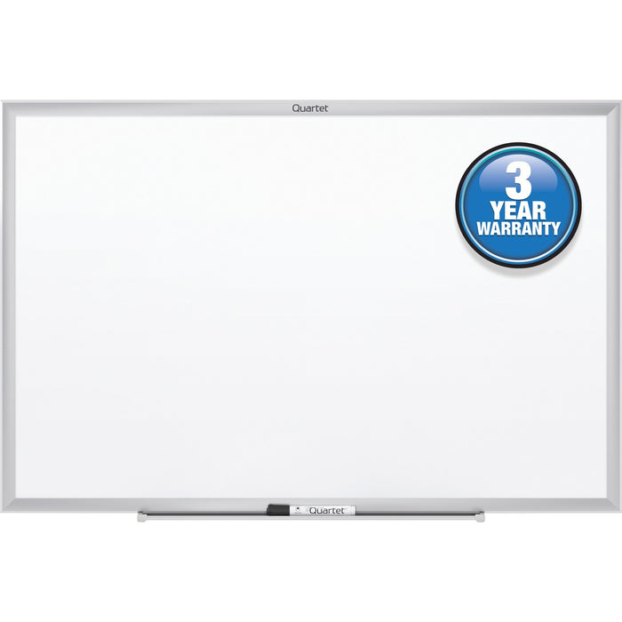 Quartet Marker Board - 96" (243.84 cm) Width x 48" (121.92 cm) Height - White Surface - Anodized Aluminum Frame - 1 Each