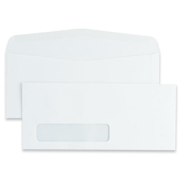 Supremex 1040440FSC Outside Side Seam Business Envelope - Business - #10 - 9 1/2" Width x 4 1/8" Length - 24 lb - 500 / Box - White