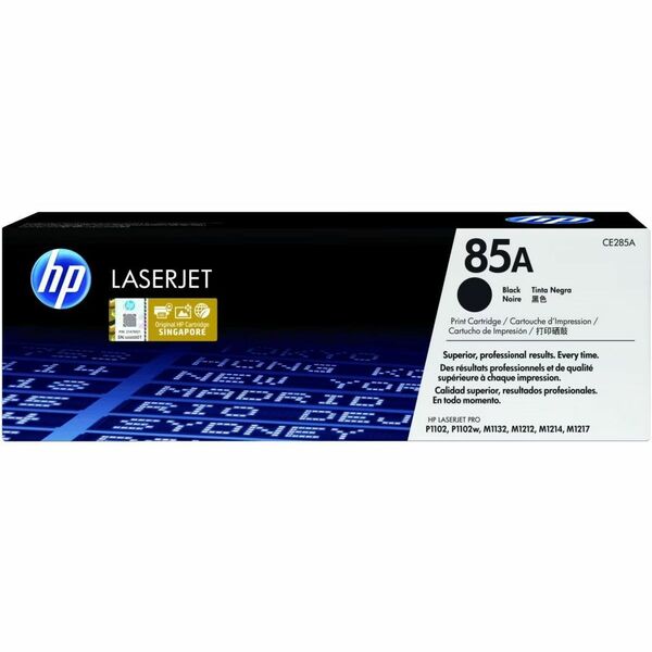 HP 85A (CE285A) Original Standard Yield Laser Toner Cartridge - Single Pack - Black - 1 Each - 1600 Pages