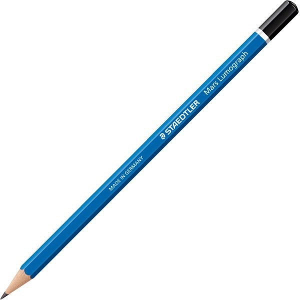 Staedtler Mars Lumograph 100-7B Wood Pencil - 7B - Wood Barrel - 1 Each