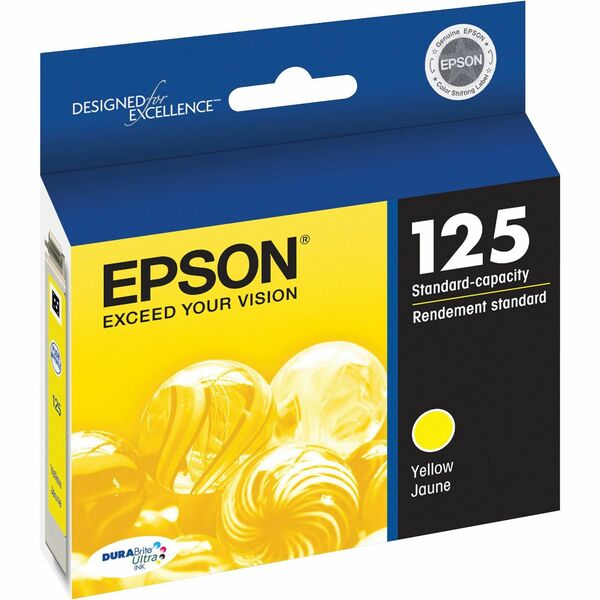 Epson DURABrite T125420 Original Ink Cartridge - Inkjet - Yellow - 1 Each