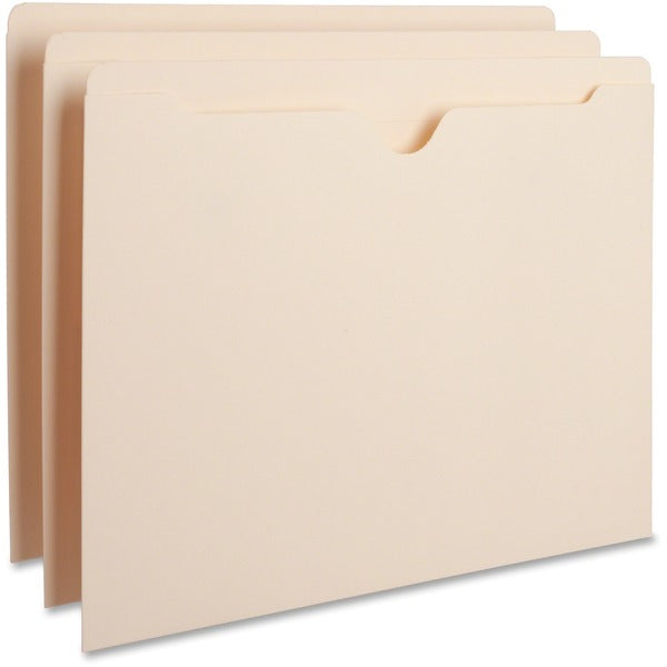 Business Source Letter Recycled File Pocket - 8 1/2" (215.90 mm) x 11" (279.40 mm) - Manila - 10% Recycled - 100 / Box