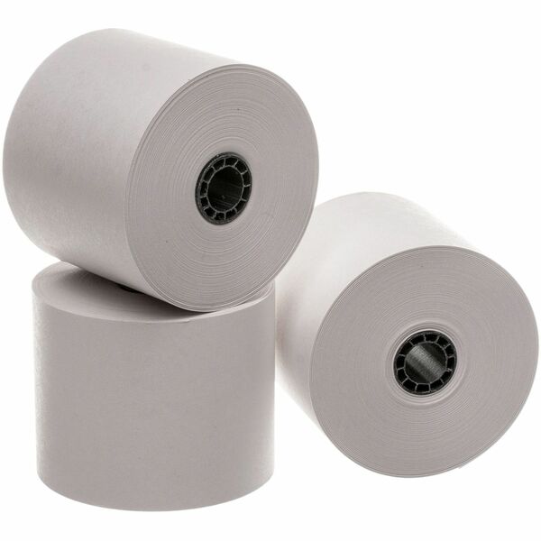 Business Source Single-ply 150' Adding Machine Rolls - 2 1/4" (57.15 mm) x 150 ft (45.72 m) - 13.80 lb (6259.57 g) Basis Weight - Sustainable Forestry Initiative (SFI) - White - 100 / Carton