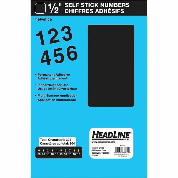 U.S. Stamp & Sign Letter - Learning Theme/Subject - Skill Learning: Alphabet - Self-adhesive - Helvetica Style - Weather Proof - 0.47" (12 mm) Height - Black - Vinyl - 1 Each