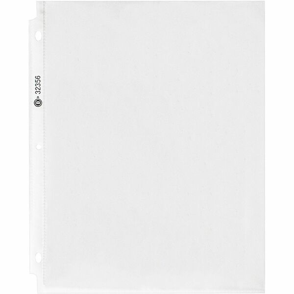 Business Source Nonglare Top-loading Sheet Protectors - 11" Height x 9" Width - 0" Thickness - For Letter 8 1/2" x 11" Sheet - Rectangular - Clear - Polypropylene - 50 / Pack