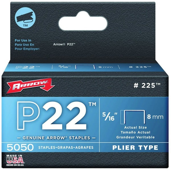 ARROW P22 Staples - 5/16" - 1 / Box