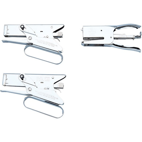 ARROW P22 Plier-Stapler - 2.50" (63.50 mm) Throat Depth - Metal - 1 Each