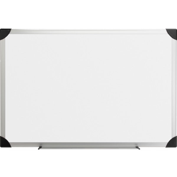 Lorell Dry-erase Board - 36" (3 ft) Width x 24" (2 ft) Height - White Styrene Surface - Aluminum Frame - Ghost Resistant, Scratch Resistant - 1 Each