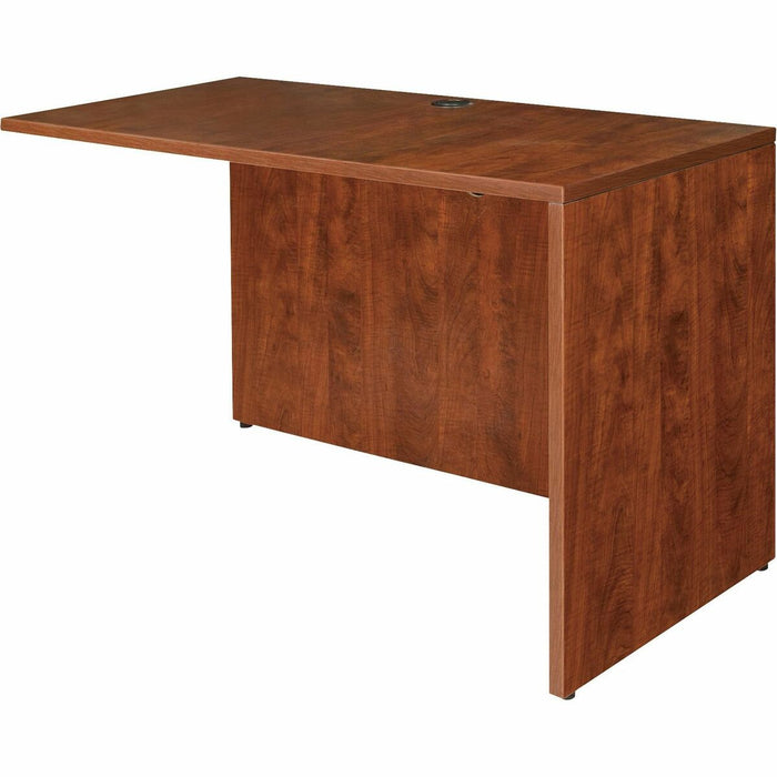 Lorell Essentials Series Return Shell - 29.5" (749.30 mm) Height x 35.4" (898.53 mm) Width x 23.6" (600.07 mm) Depth - Finish: Cherry, Laminate - Grommet, Modesty Panel - 1 Each