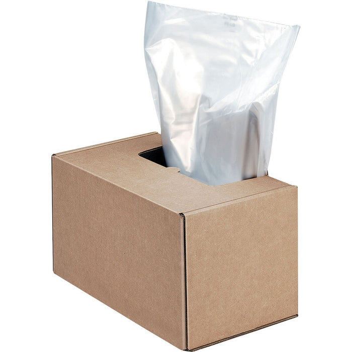 Fellowes Fortishred/High Security Shredder Waste Bags - 189.27 L - 50" (1270 mm) Height x 42" (1066.80 mm) Width x 42.50" (1079.50 mm) Depth - Plastic - Clear - 1 Carton