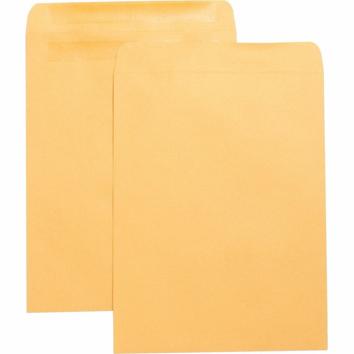 Business Source Press-To-Seal Catalog Envelopes - Catalog - 10" (254 mm) Width x 13" (330.20 mm) Length - 28 lb (12700.59 g) - Self-sealing - Brown Kraft - Kraft - 1 Box