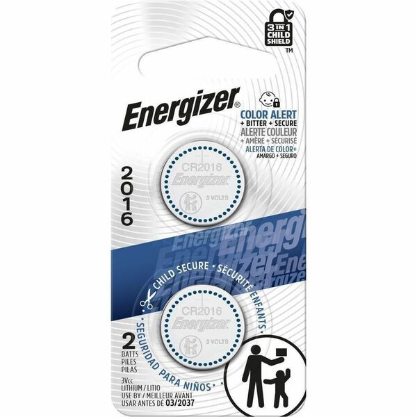 Energizer 2016BP-2N Coin Cell General Purpose Battery - For Multipurpose - 3 V DC - 2 / Pack
