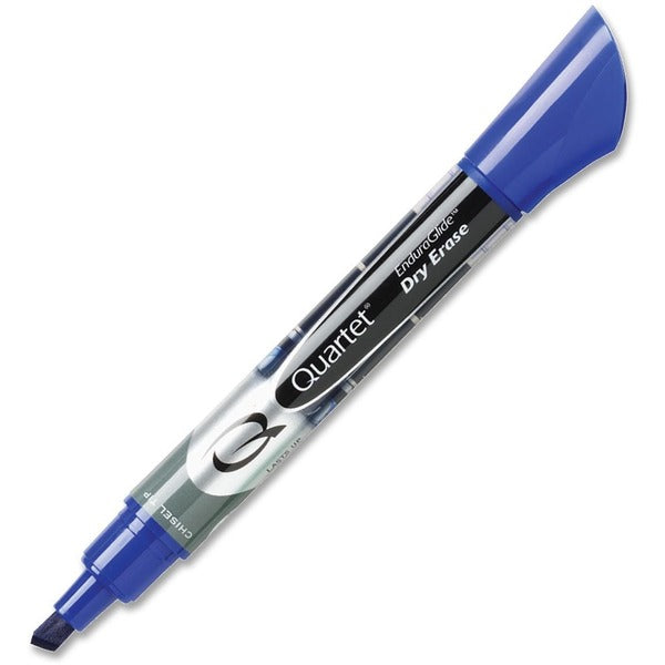 Quartet Endura-Glide Dry-Erase Marker - Chisel Marker Point - Erasable - Blue Ink - 1 Each
