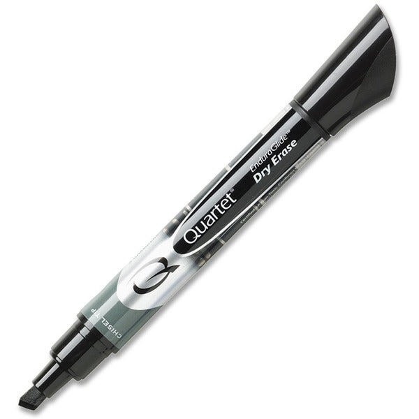 Quartet Endura-Glide Dry-Erase Marker - Chisel Marker Point - Erasable - Black Ink - 1 Each