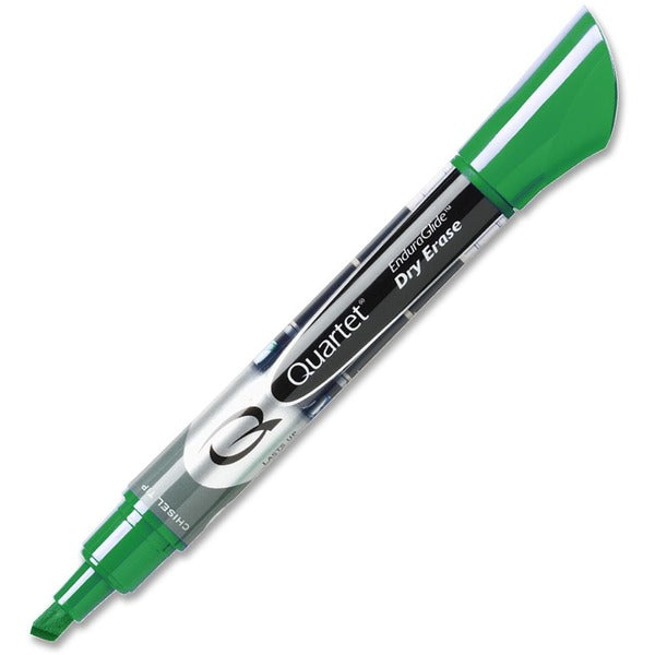 Quartet Endura-Glide Dry-Erase Marker - Chisel Marker Point - Erasable - Green Ink - 1 Each