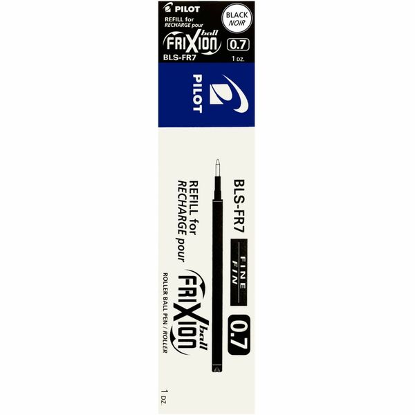 Pilot Gel Pen Refill - 0.7 mm (0.03") - Black Ink - Erasable - 1 Each
