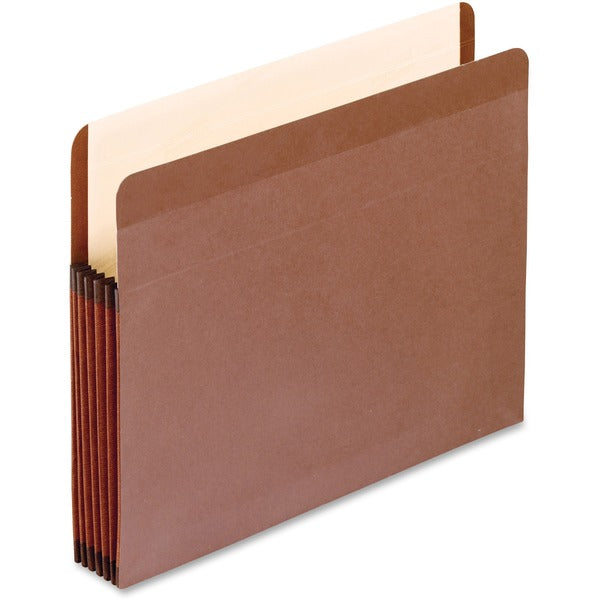 Pendaflex Legal Recycled Expanding File - 8 1/2" (215.90 mm) x 14" (355.60 mm) - 5 1/4" (133.35 mm) Expansion - Nylon, Red Fiber - Redrope, Manila - Rip Resistant, Reinforced Gusset, Moisture Resistant, Tear Resistant, Acid-free, Laminated - 30% Recycled