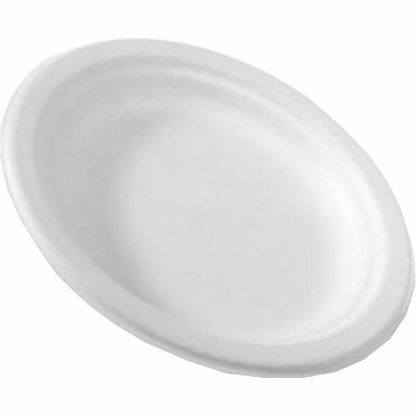 Royal Chinet Plates Disposable - 1 Serving(s) - 6.75" (171.45 mm) Diameter - White - 250 / Pack