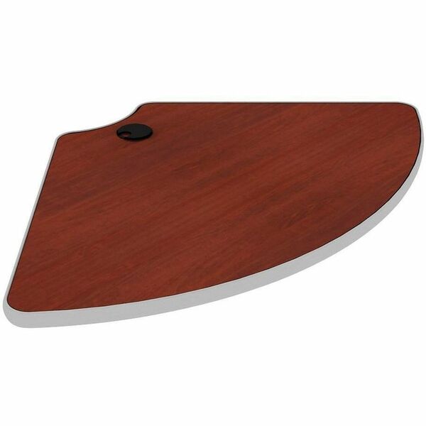 Star Tucana Conference Table Top - Quarter Round Top - 30" (762 mm) Table Top Width x 30" (762 mm) Table Top Depth x 1" (25.40 mm) Table Top Thickness - Conferencing - Figured Mahogany - 1 Each