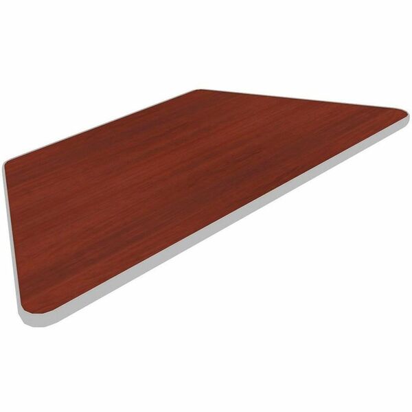 Star Tucana Conference Table Top - For - Table TopTrapezoid Top x 48" Table Top Width x 24" Table Top Depth x 1" Table Top Thickness - Conferencing - Henna Cherry - 1 Each