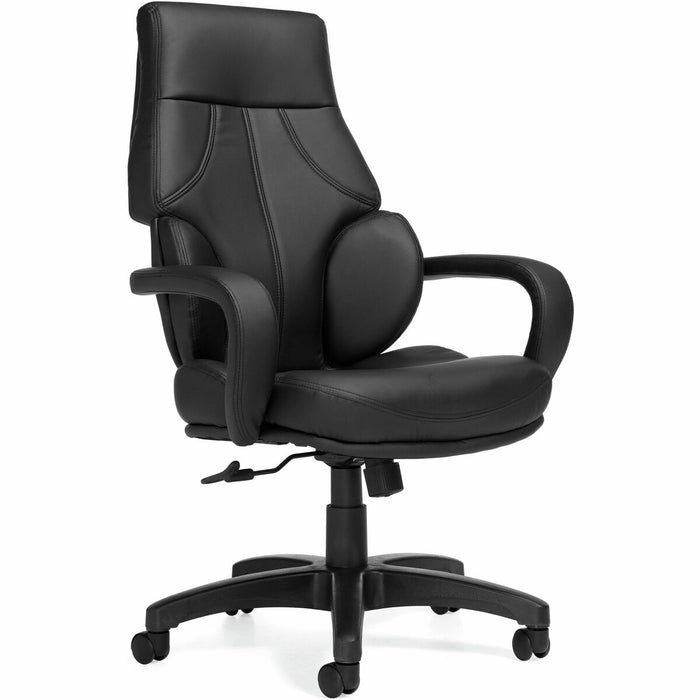 Kazan High Back Tilter, Black Bonded Leather - Offices to Go Kazan High Back Tilter Management Chair - Black Bonded Leather