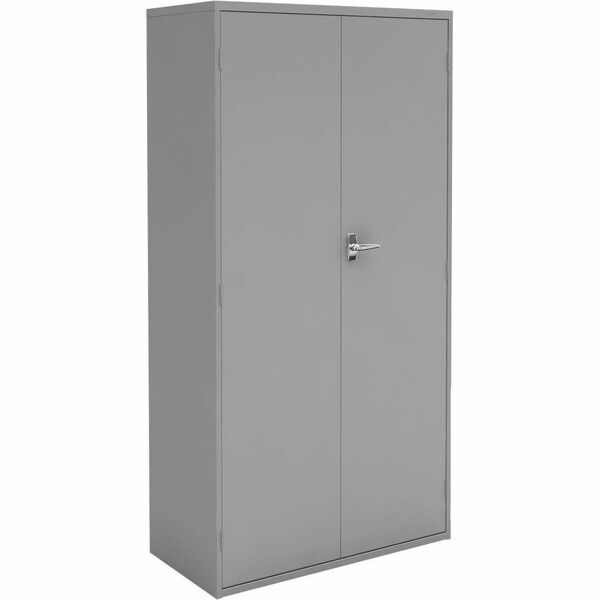 9300 Series 72" Two Door Storage Cabinet, Grey - Global Fileworks 9300 Series Storage Cabinet - 72"H - 4 Shelves - Grey