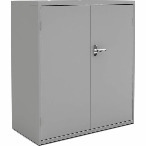 9300 Series 42" Two Door Storage Cabinet, Grey - Global Fileworks 9300 Series Storage Cabinet - 42"H - 2 Shelves - Grey