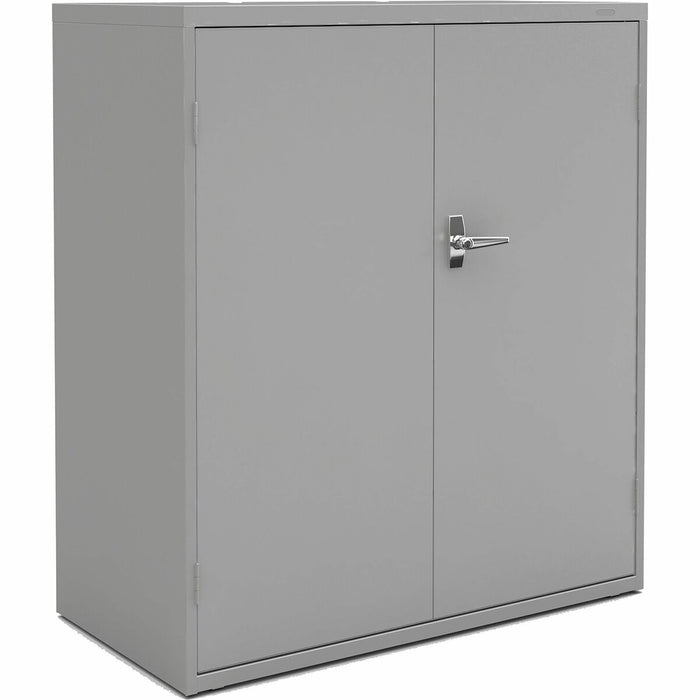 9300 Series 42" Two Door Storage Cabinet, Grey - Global Fileworks 9300 Series Storage Cabinet - 42"H - 2 Shelves - Grey