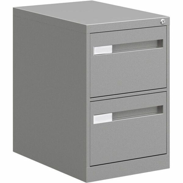 2600 Plus Series 2 Drawer Vertical File, Legal, Grey - Global Fileworks 2600 Series Plus Vertical File Cabinet - 26"D - 2 Drawers - Legal - Grey