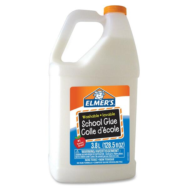 Elmer's School Glue - 3.80 L - White - 1 Each