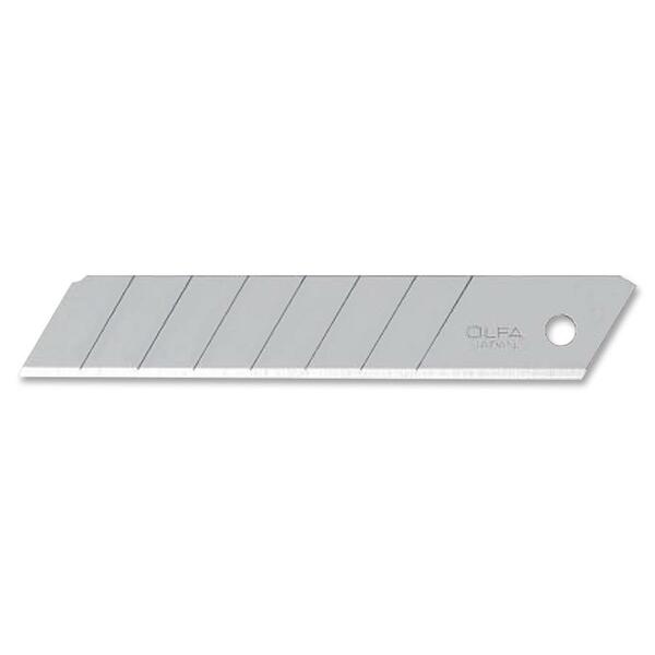 Olfa Heavy-Duty Utility Knife Blade - 0.71" (18 mm) Thickness - Straight Style - Snap-off - Carbon Steel - 50 / Pack