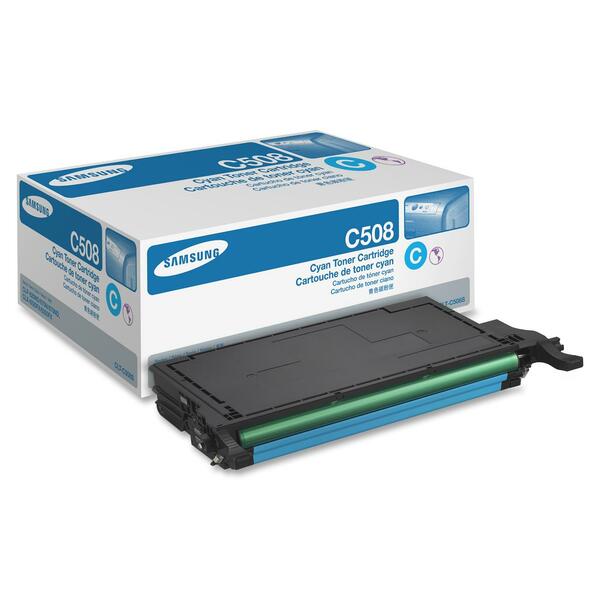 Samsung CLT-C508L Original Toner Cartridge - Laser - 4000 Pages - Cyan - 1 Each