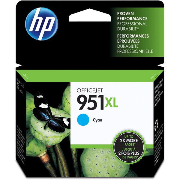 HP 951XL Original Ink Cartridge - Single Pack - Inkjet - Cyan - 1 Each